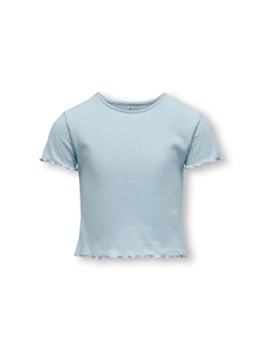 ONLY Mädchen Kognella S/S O-neck Top Noos Jrs T Shirt, Cashmere Blue, 146-152 EU von ONLY