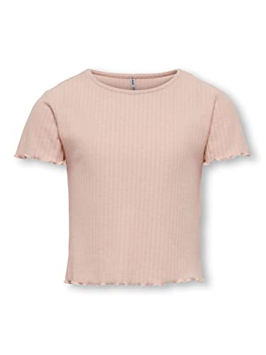 ONLY A/S Mädchen Kognella S/S O-neck Top Noos Jrs T Shirt, Rose Smoke, 158-164 EU von ONLY