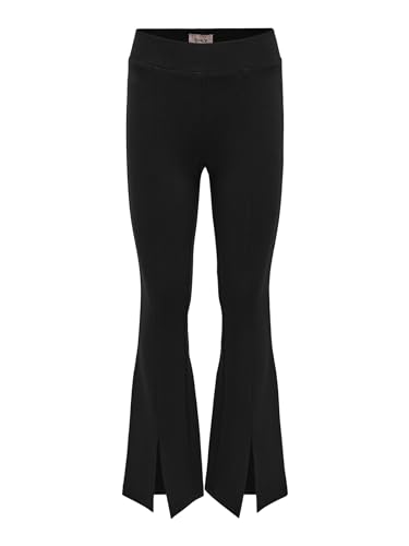 KIDS ONLY Mädchen Kogpaige Flared Slit Pant Pnt Noos Hose, Schwarz, 140 EU von ONLY