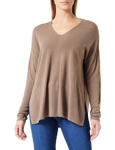 ONLY Damen Onlamalia L/S V-Neck Cc KNT Walnut L von ONLY