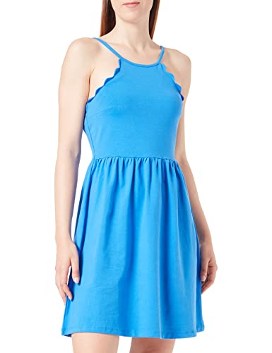 ONLY Damen Onlamber Strap Scallop Short Dress Ay Nn, Strong Blue, XS ONLY Damen Onlamber Strap Scallop Short Dress Ay Nn, Strong Blue, XS von ONLY
