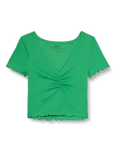 ONLY T-Shirt Damen, Green Bee, L von ONLY