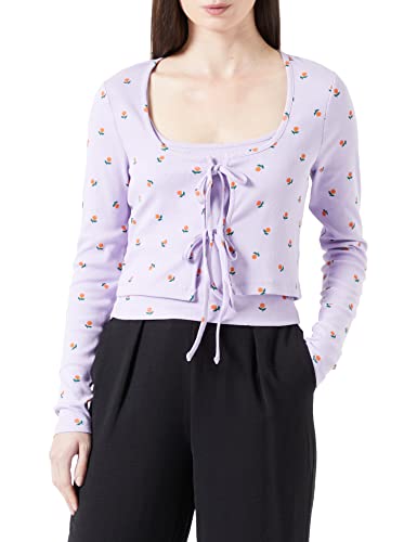 ONLY Damen Onlfenja L/S Aop Top Set Cs Jrs, Purple Rose/Aop:small Flower Jrs, M von ONLY