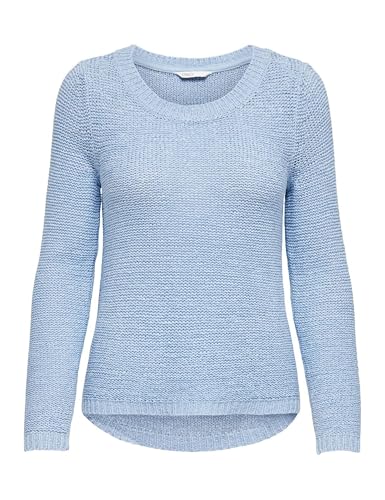 ONLY Damen ONLGEENA XO L/S KNT NOOS Pullover, 15113356,Clear Sky,XS ONLY Damen ONLGEENA XO L/S KNT NOOS Pullover, 15113356,Clear Sky,XS von ONLY