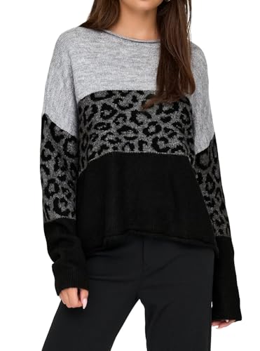ONLJADE Animal LS O-Neck NOOS KNT von ONLY