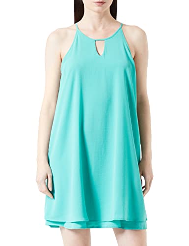 ONLY Damen Onljames Life Fr S/L Dress Ptm, Marine Green, 36 von ONLY