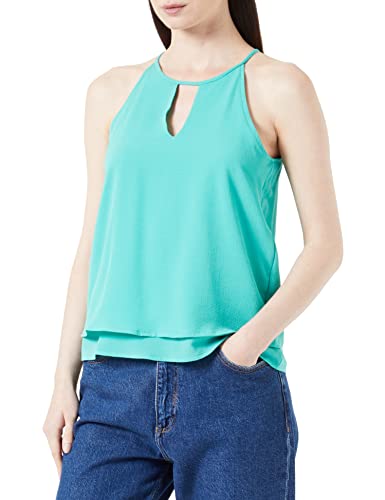 ONLY Damen Onljames Life Fr S/L Top Ptm, Marine Green, 38 von ONLY