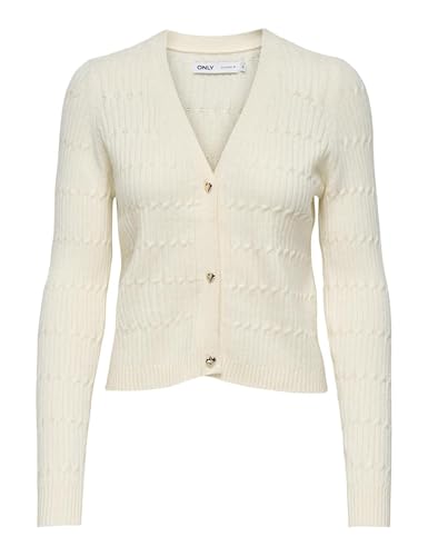 ONLY Onlkatia Ls Cable V-Neck Cardi KNT Noos von ONLY
