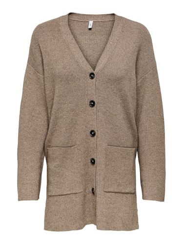 ONLKATIA LS Rib V Loose Cardigan CC KNT von ONLY