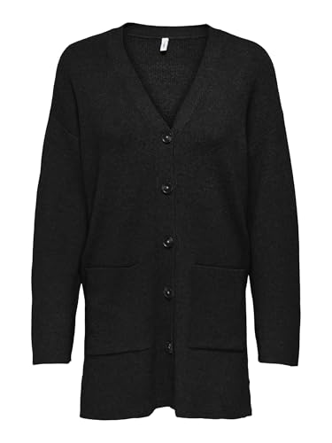 ONLKATIA LS Rib V Loose Cardigan CC KNT von ONLY