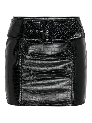 ONLLIONA MW Croco Belt Skirt PNT CC ONLLIONA MW Croco Belt Skirt PNT CC von ONLY