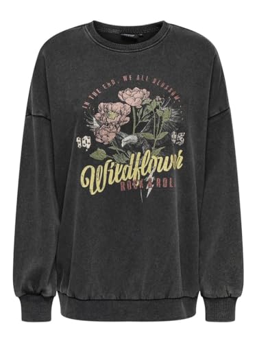 ONLLUCINDA L/S Oversize WILD O-Neck SWT von ONLY