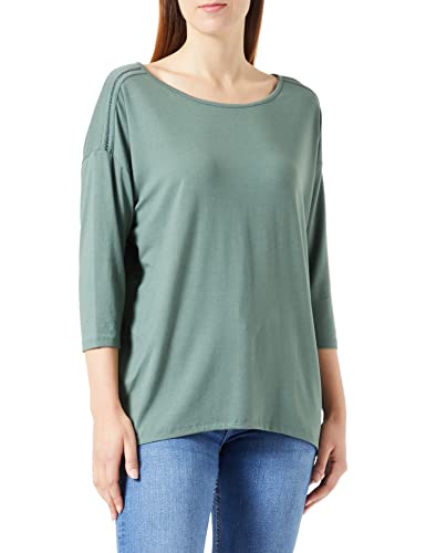 ONLY Damen Onlmoster 3/4 Shoulder Tape Cs Top, Laurel Wreath/Detail:melange, XS von ONLY