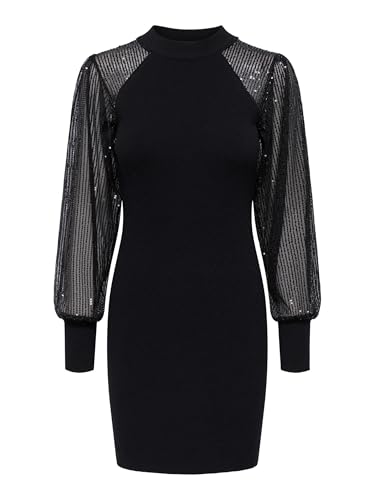ONLNAJA LS Sequins HIGH Neck Dress KNT von ONLY