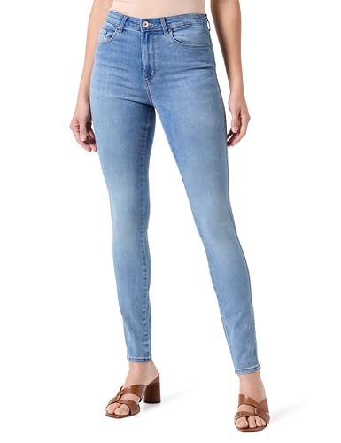 ONLY Damen Skinny-fit-Jeans Onlroyal Hw Skinny DNM PIM, Light Blue Bleached Denim, S / 30L ONLY Damen Skinny-fit-Jeans Onlroyal Hw Skinny DNM PIM, Light Blue Bleached Denim, S / 30L von ONLY