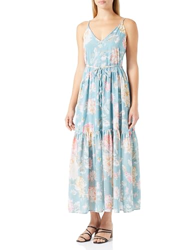 ONLY Damen Onlstar Life Fia Singlet Maxi Dress Ptm, Ether/Aop:star Garden Flower, M von ONLY