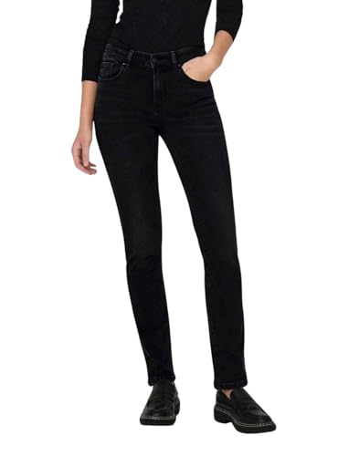 ONLY Damen Jeanshose Onlsui Mid Slim DNM Guabox, Schwarz, M / 32L ONLY Damen Jeanshose Onlsui Mid Slim DNM Guabox, Schwarz, M / 32L von ONLY