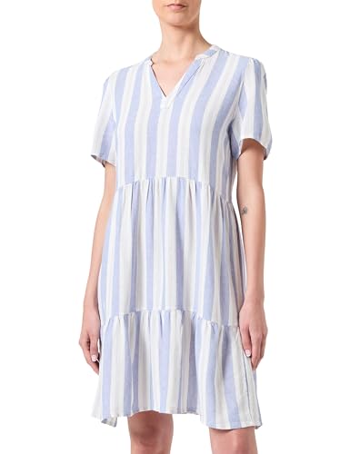 ONLY Kleid Damen, English Manor/Stripes:Cloud Dancer & Grey Violet, M von ONLY