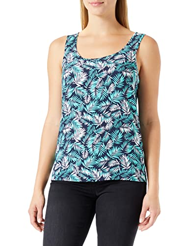 ONLY Damen Onlvanessa Life Fr S/L Top Ptm, Night Sky/Aop:palm, 36 von ONLY