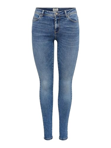 ONLY Female Skinny Jeans ONLWAUW Mittlere Taille Skinny Fit Jeans von ONLY
