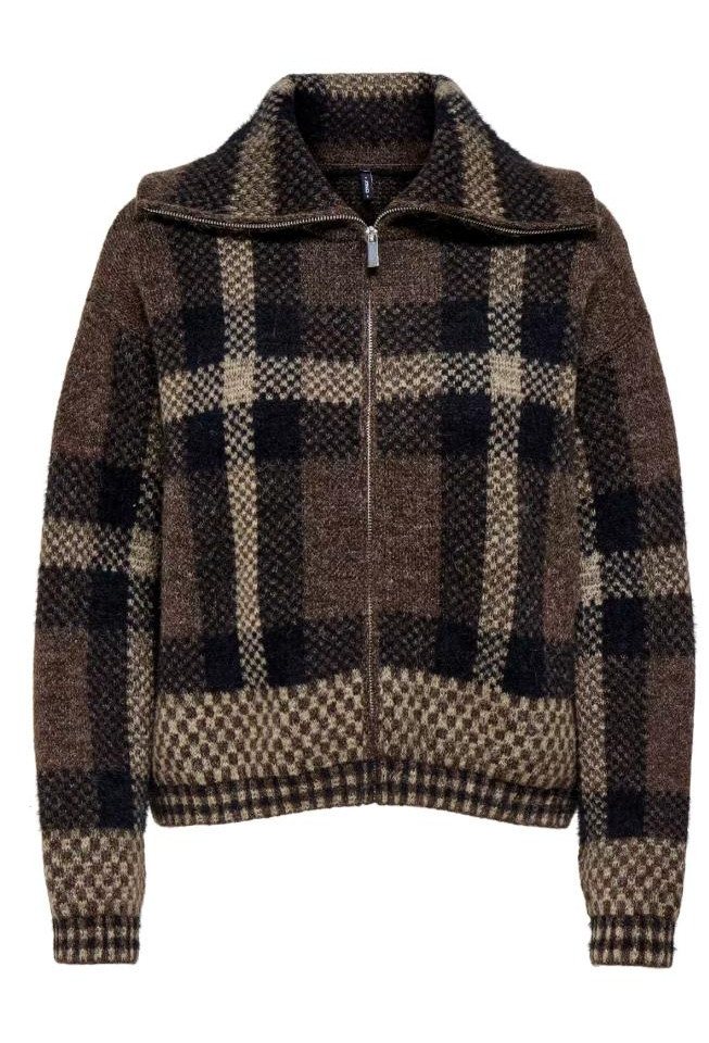 ONLY Blouson ONLMAROON LS ZIP COLLAR CARDIGAN KN von ONLY