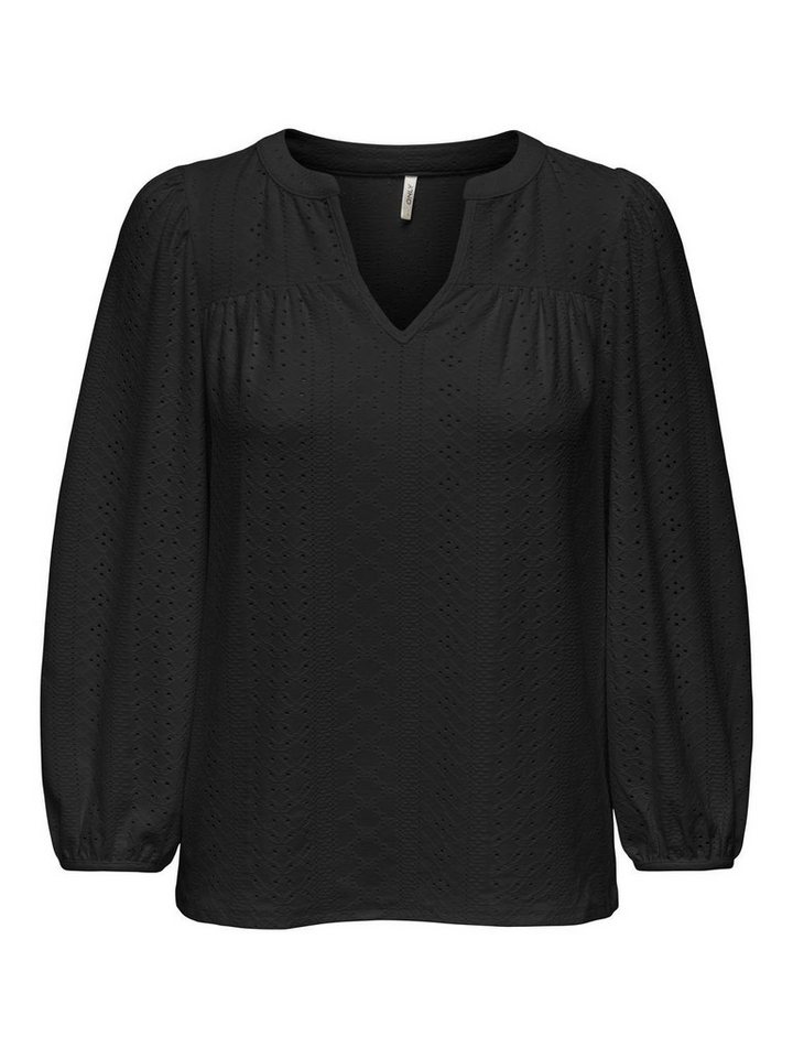 ONLY Blusenshirt ONLSANDRA 3/4 SPLIT TOP JRS von ONLY