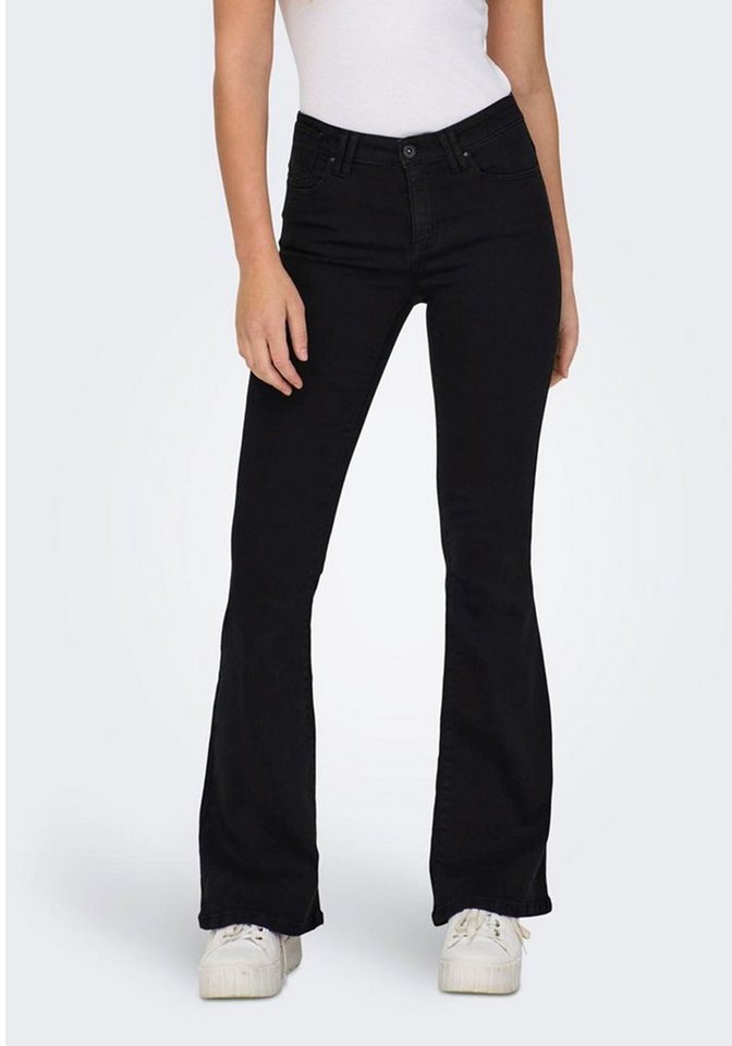 ONLY Bootcut-Jeans B1000 Jeans Bootcut Damen Hose High Waist Flared Schlaghose weite Jeanshose von ONLY