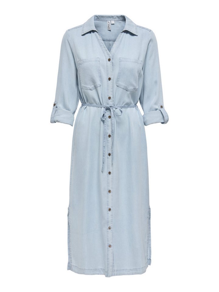 ONLY Cocktailkleid ONLCHARIS LIFE LS BEL SHIRT DRESS C Light Blue Denim ONLY Cocktailkleid ONLCHARIS LIFE LS BEL SHIRT DRESS C Light Blue Denim von ONLY