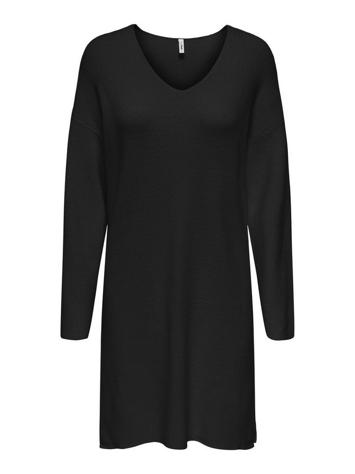 ONLY Cocktailkleid ONLKATIA LS RIB V-NECK DRESS CC KNT Black von ONLY