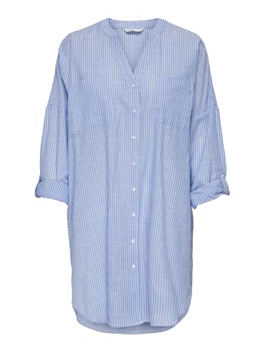 ONLY Damen Bluse 15214381 Blau S-m von ONLY