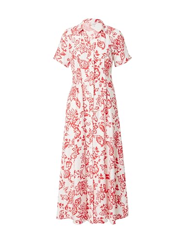 ONLY Damen Blusenkleid Onlkiera S/S Shirt Midi Dress Ptm, Rot, M von ONLY