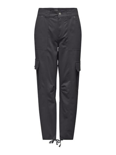 ONLY Damen Cargohose ONLSELINA HW CARGO PANT PNT (DE/NL/SE/PL, Bundweite & Schrittlänge, XL, 32, phantom) von ONLY