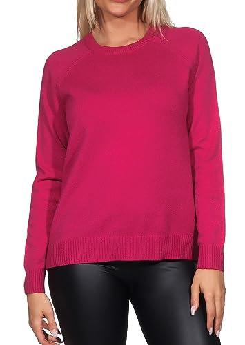 ONLY Damen Feinstrick-Pullover ONLLesly Kings 15170427 Cerise M von ONLY