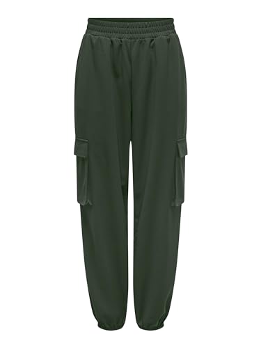 ONLY Damen Hose ONLOLA CARGO PANT CS SWT (DE/NL/SE/PL, Bundweite & Schrittlänge, XS, 32, duffel bag) von ONLY