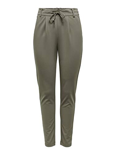 ONLY Damen Hose OnlPoptrash Einfarbige Sweathose Stoffhose Jogginghose (L / 30L, Hellgrün) von ONLY