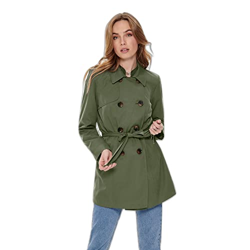 ONLY Damen ONLVALERIE Trenchcoat OTW NOOS Jacke, Grape Leaf, S von ONLY