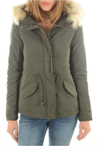 ONLY Damen onlLUCCA Short Parka OTW Jacke, Grau (Peat), 36 (Herstellergröße: S) von ONLY