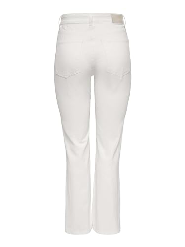 ONLY Jeans ONLBILLIE EX HW Straight Slit DNM DOT001 (as3, Waist_Inseam, Numeric_26, Numeric_32, White) von ONLY