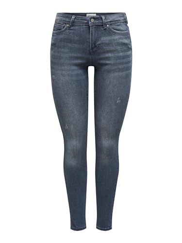 ONLY Damen Jeans ONLWauw Life Mid 15233288 Blue Black Denim XS/34 ONLY Damen Jeans ONLWauw Life Mid 15233288 Blue Black Denim XS/34 von ONLY