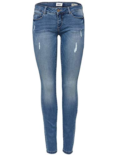 ONLY 15129017 Damen Onlcoral SL SK DNM Jeans, Blau (Medium Blue Denim), W28/L34 von ONLY