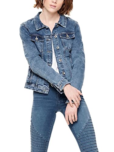 ONLY Damen Jeansjacke Tia 15170682 medium blue denim 44 von ONLY