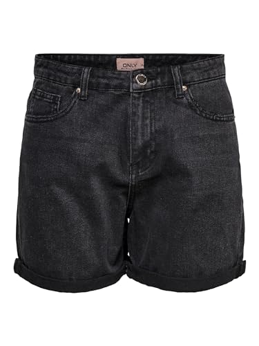 ONLY Damen Onlphine Life Bb Mas0003 Shorts, Black Denim, S EU von ONLY