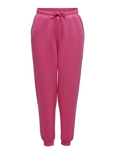 ONLY Damen Jogginghose Onplounge Hw Reg SWT PNT Noos, Raspberry Sorbet, M von ONLY