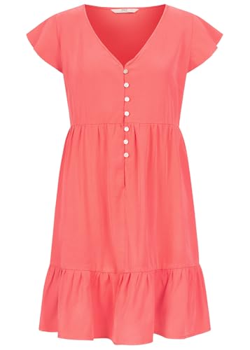 ONLY Damen Kleid (ONLMAGO Life S/S Short Dress) (XS, Calypso Coral) von ONLY