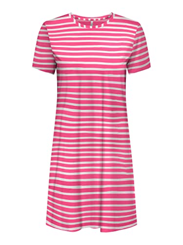 ONLY Damen Kleid ONLMAY S/S Pocket Dress Box JRS (as3, Alpha, m, Regular, Regular, Shocking pink) von ONLY