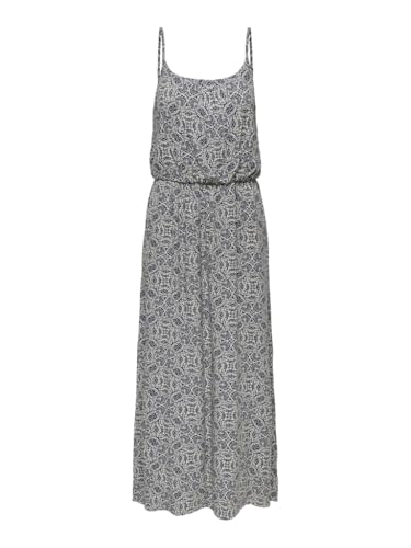 ONLY Damen Kleid Onlnova Life VIS Strap Maxi Dress AOP (DE/NL/SE/PL, Numerisch, 38, Regular, Regular, Ombre Blue 621 Patrice) von ONLY