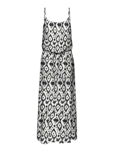 ONLY Damen Kleid Onlnova Life VIS Strap Maxi Dress AOP (DE/NL/SE/PL, Numerisch, 42, Regular, Regular, Black 614 Indie Vibe) von ONLY