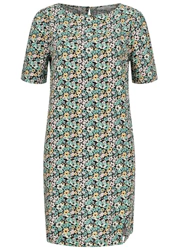 ONLY Damen Kleid Viskose T-Shirt Dress mit Floralem Print & geradem Schnitt von ONLY