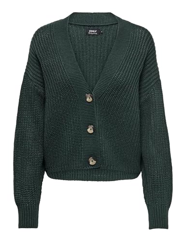 ONLY Damen Kurze Strickjacke Langarm V-Ausschnitt Cardigan Knitted Basic Stretch Sweater ONLCAROL ONLY Damen Kurze Strickjacke Langarm V-Ausschnitt Cardigan Knitted Basic Stretch Sweater ONLCAROL von ONLY