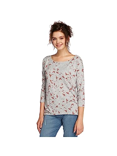 ONLY Damen Longsleeve onlElcos Grau S von ONLY